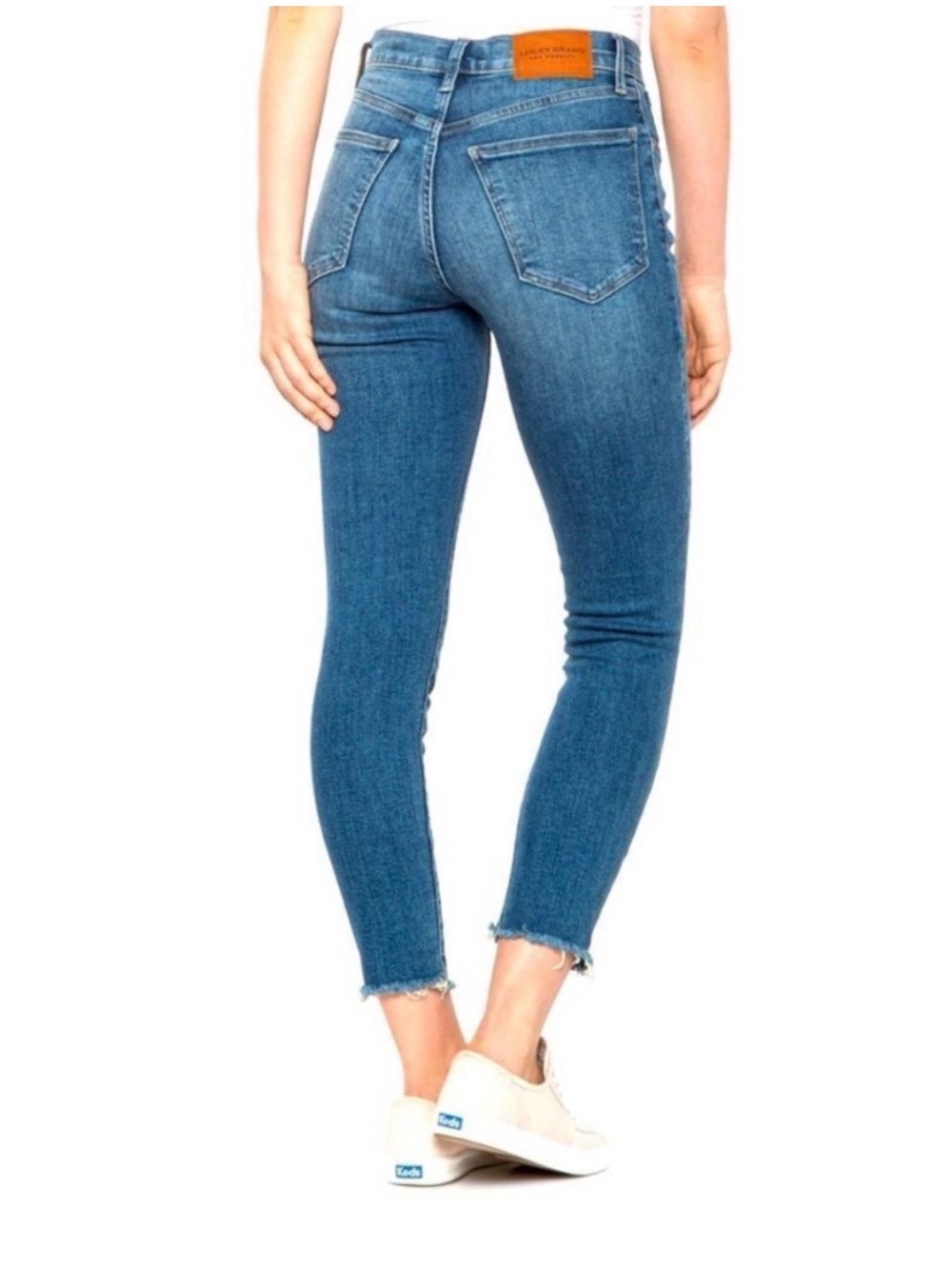 Lucky Brand Medium Blue High-Rise Skinny Bridgette Jeans 6/28